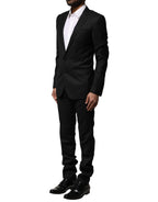 Dolce & Gabbana Blue MARTINI Wool Formal 2 Piece Suit - Zeiniez