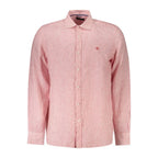 North Sails Rosso Linen Men Shirt - Zeiniez