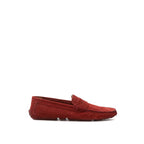 Bally Bordeaux Leather Moccassin - Zeiniez