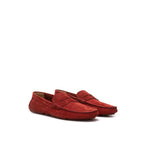 Bally Bordeaux Leather Moccassin - Zeiniez