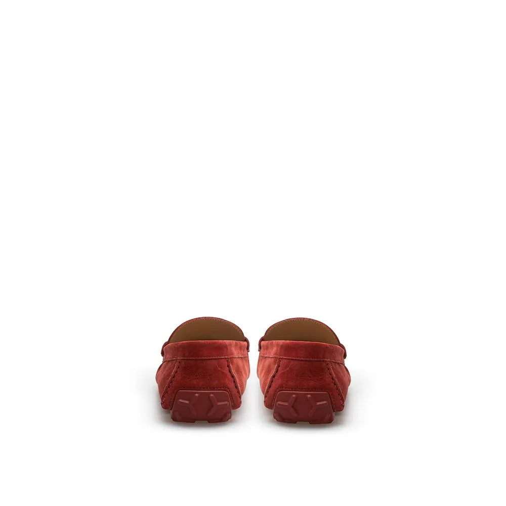 Bally Bordeaux Leather Moccassin - Zeiniez