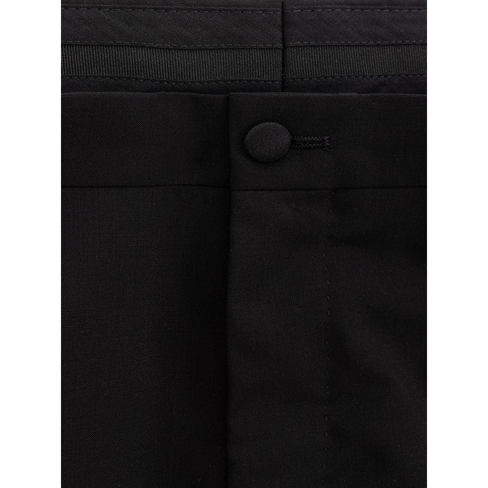 Dolce & Gabbana Black Wool Dress Pants - Zeiniez