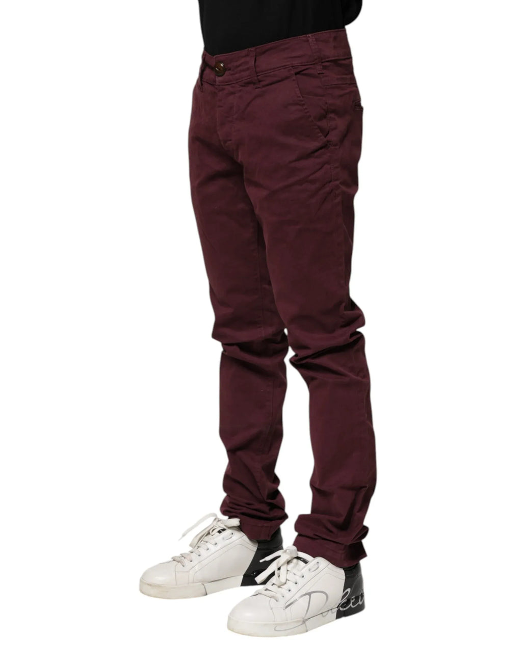 CYCLE Maroon Cotton Stretch Skinny Fit Men Denim Jeans - Zeiniez