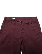 CYCLE Maroon Cotton Stretch Skinny Fit Men Denim Jeans - Zeiniez