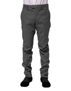 BENCIVENGA Black White Checkered Tapered Dress Pants - Zeiniez