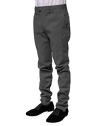 BENCIVENGA Black White Checkered Tapered Dress Pants - Zeiniez