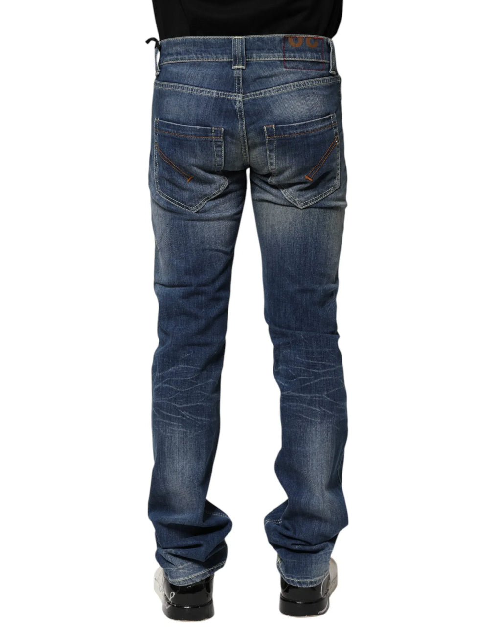 Dondup Blue Washed Skinny Fit Casual Men Denim Jeans - Zeiniez