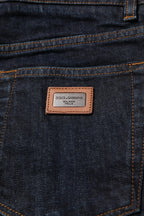 Dolce & Gabbana Black Cotton Skinny Denim Men Jeans - Zeiniez