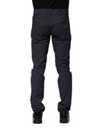 Dolce & Gabbana Dark Blue Cotton Skinny Denim Jeans - Zeiniez