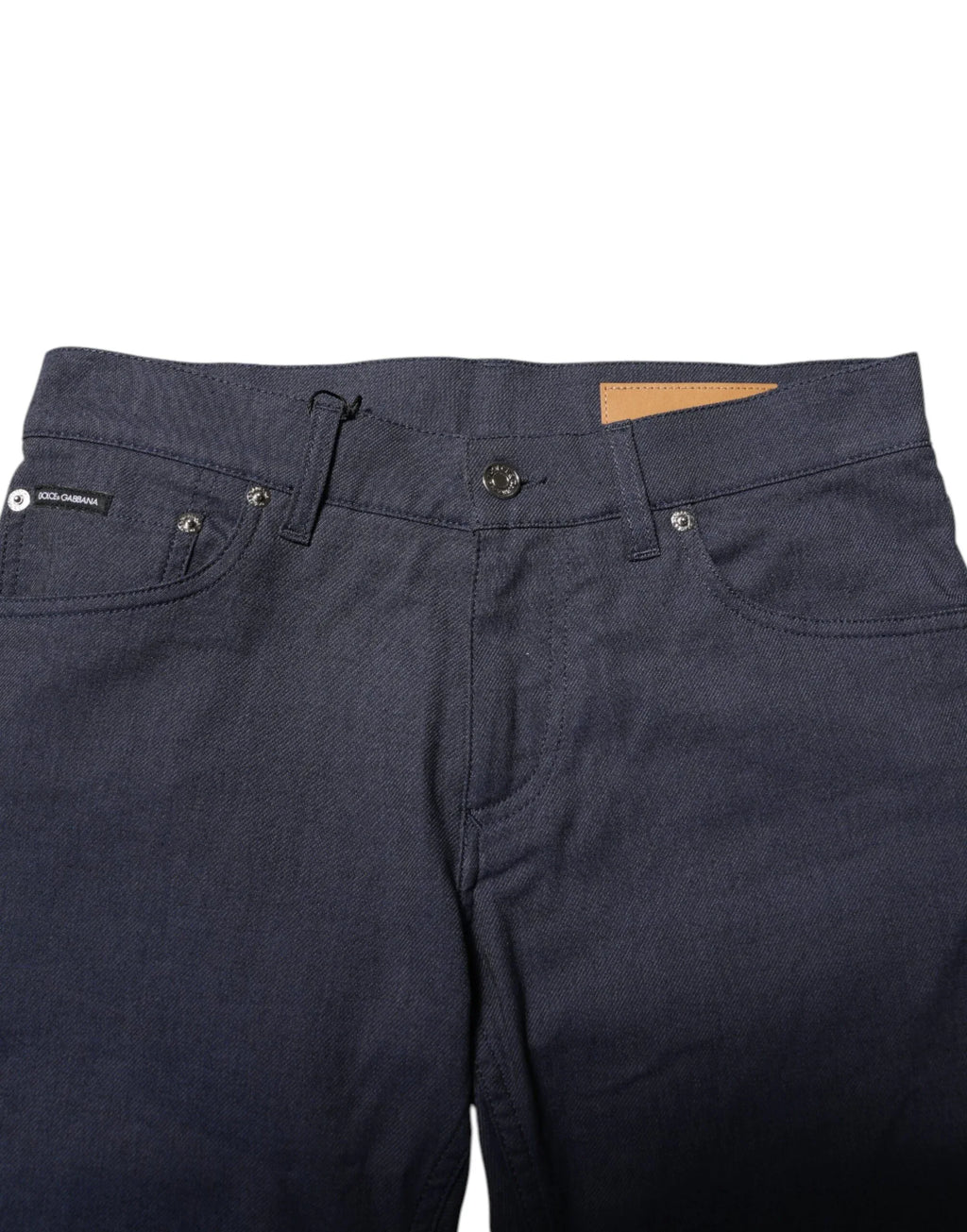 Dolce & Gabbana Dark Blue Cotton Skinny Denim Jeans - Zeiniez