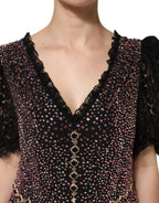 Dolce & Gabbana Multicolor Embellished Mermaid Gown Dress - Zeiniez