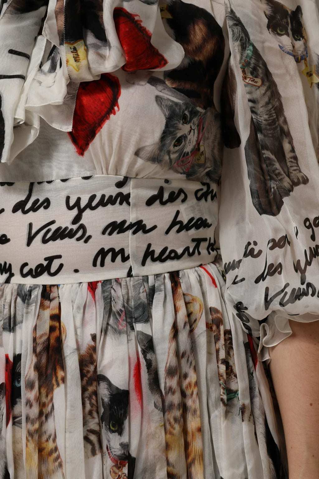 Dolce & Gabbana Multicolor Animal Print Silk Ascot Maxi Dress - Zeiniez