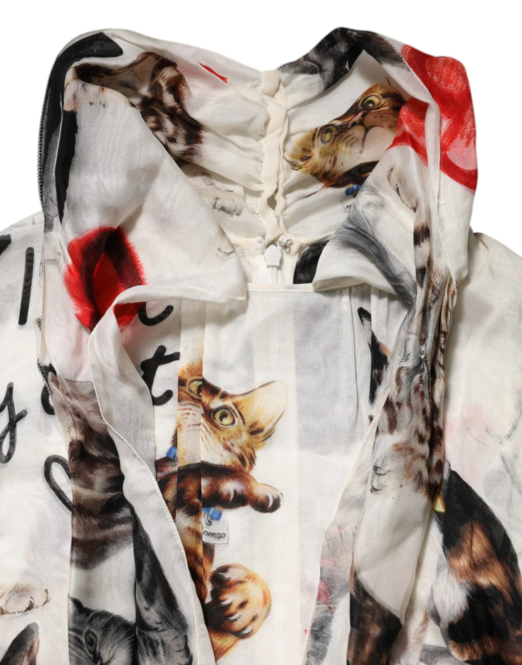 Dolce & Gabbana Multicolor Animal Print Silk Ascot Maxi Dress - Zeiniez