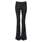 John Galliano Blue Mid Waist Cotton Wide Leg Denim Jeans - Zeiniez