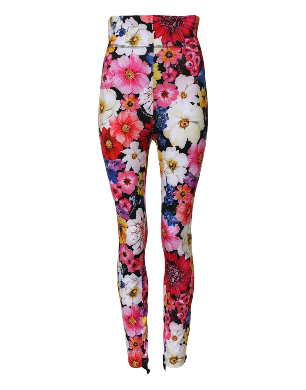 Dolce & Gabbana Multicolor Floral High Waist Leggings Pants - Zeiniez
