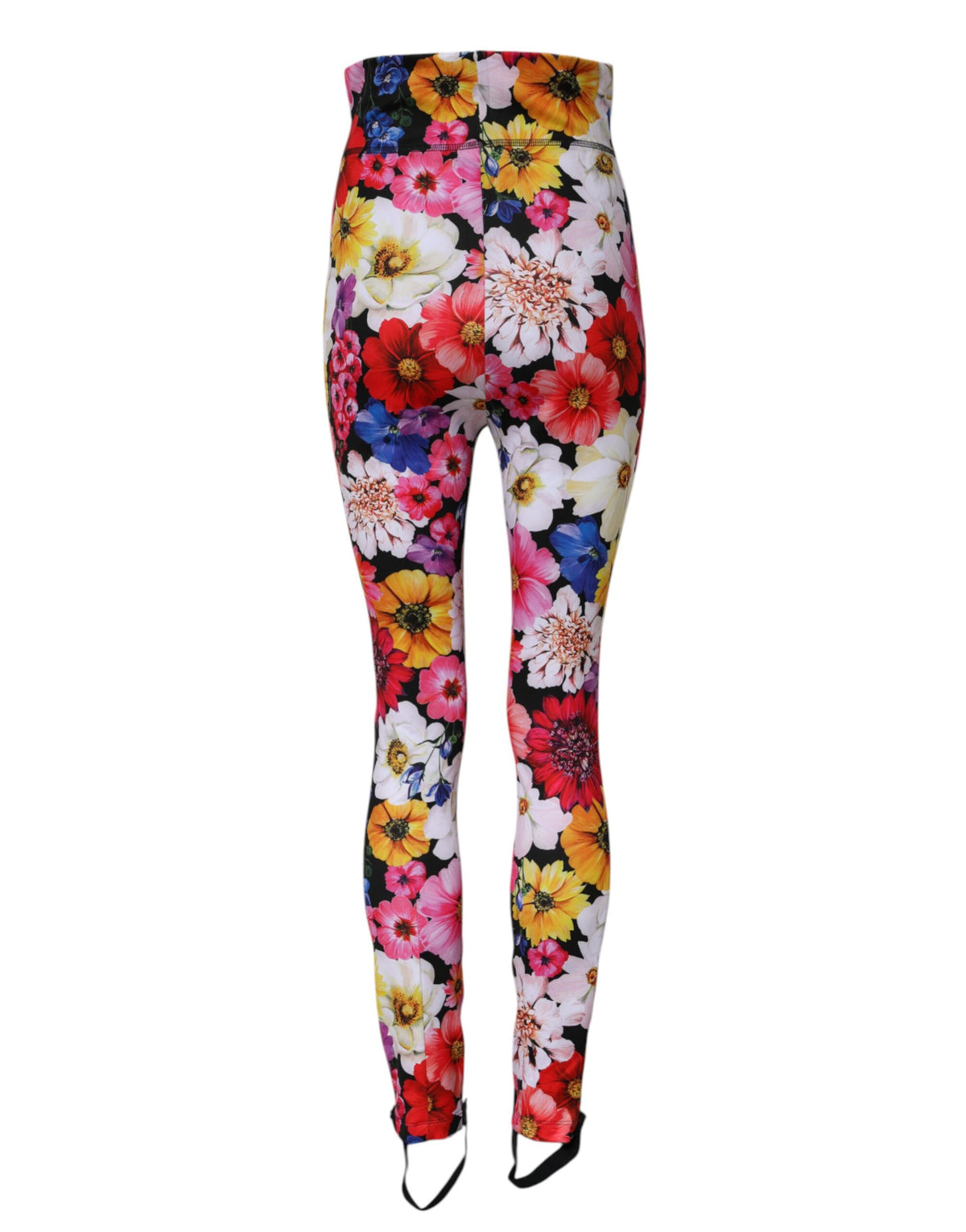 Dolce & Gabbana Multicolor Floral High Waist Leggings Pants
