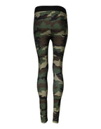 Dolce & Gabbana Multicolor Camouflage DG Waist Leggings Pants - Zeiniez