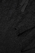 Dolce & Gabbana Black Nylon Lace Long Sleeve Blouse Top - Zeiniez