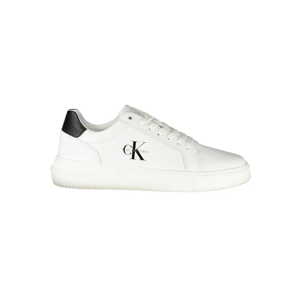 Calvin Klein Bianco Polyurethane Men Sneaker - Zeiniez