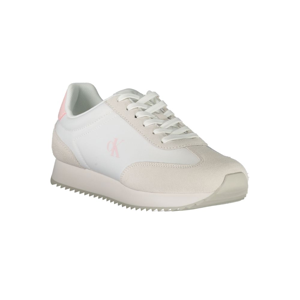 Calvin Klein Bianco Leather Woman Sneaker - Zeiniez