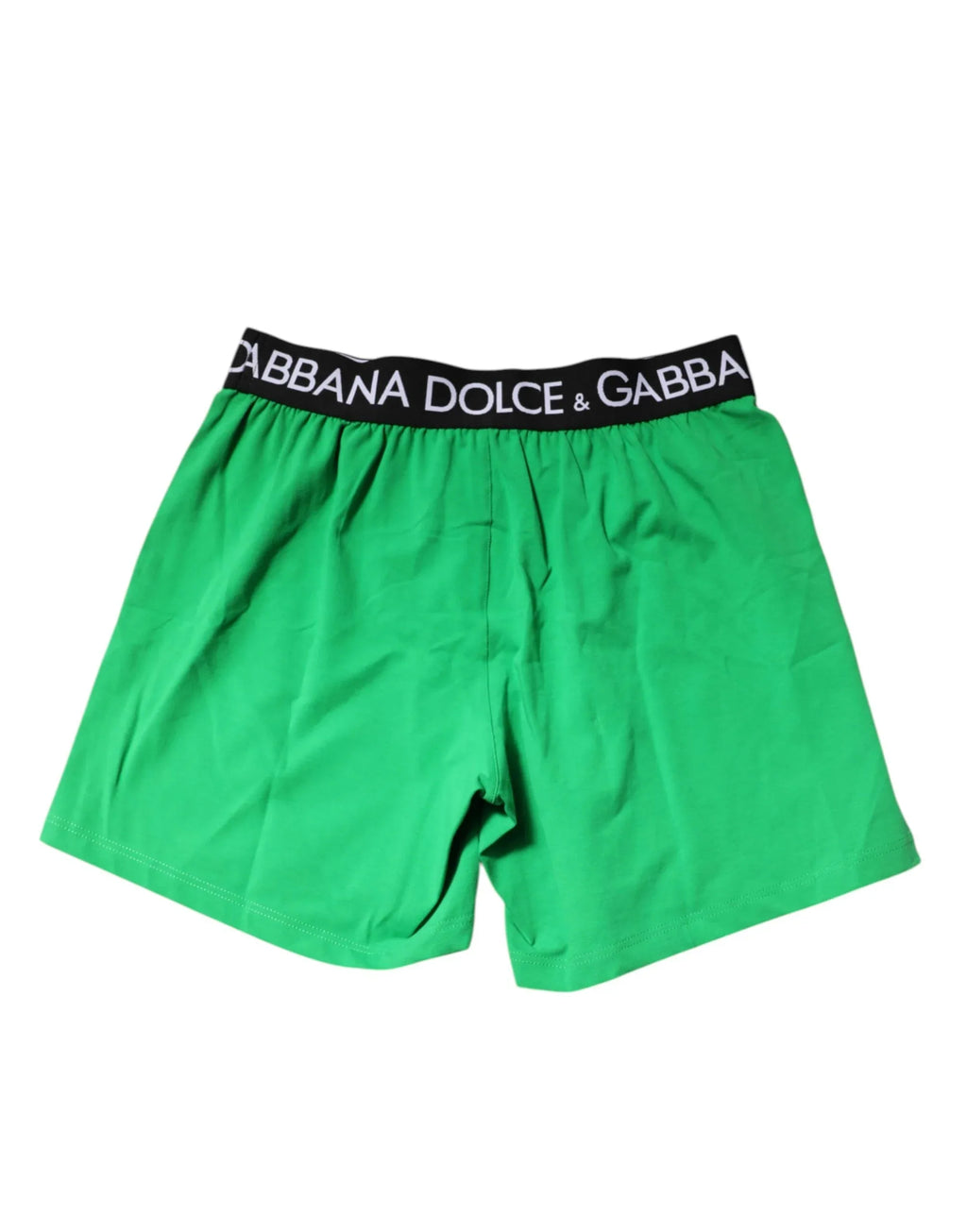 Dolce & Gabbana Green Cotton Regular Boxer Shorts Underwear - Zeiniez