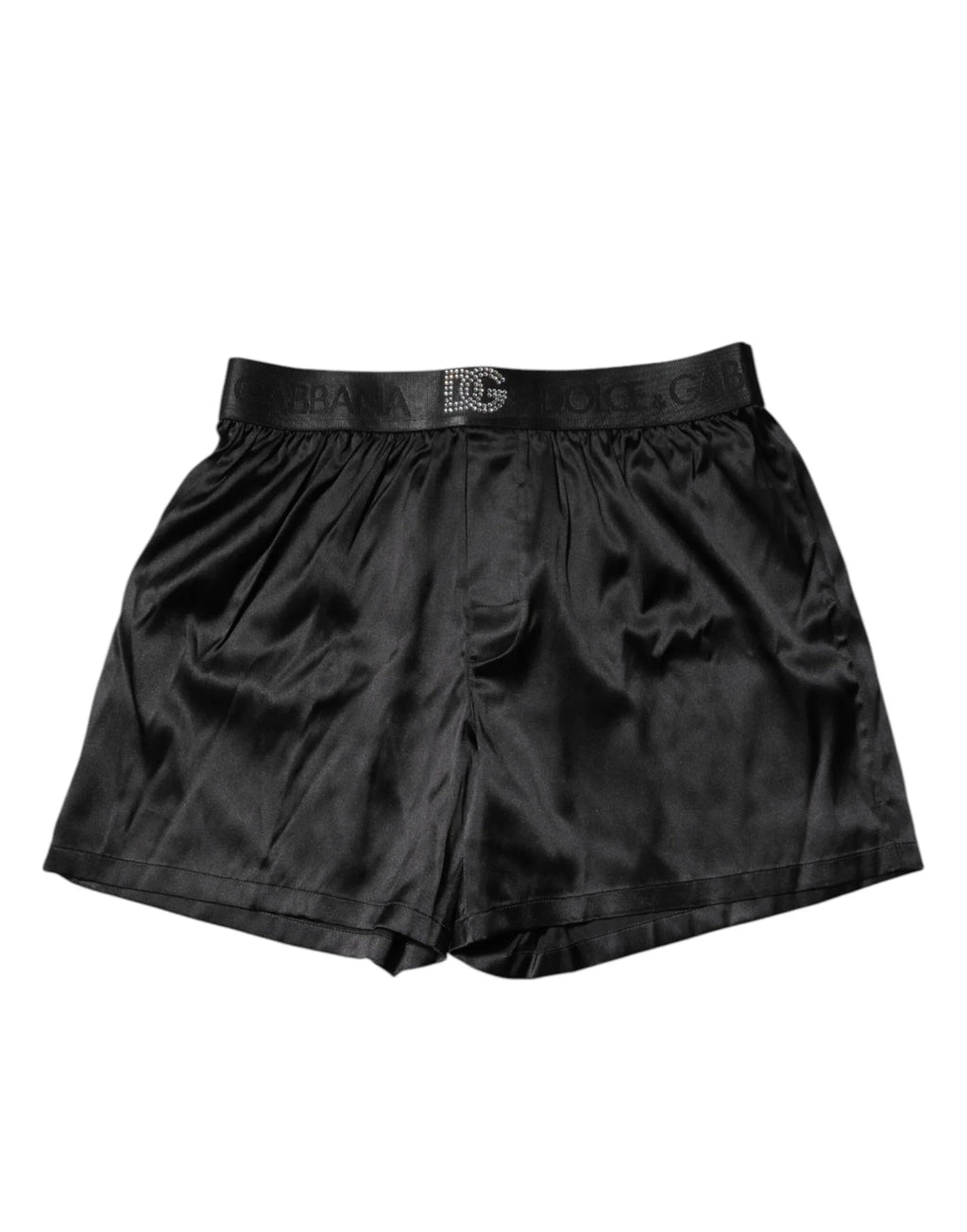 Dolce & Gabbana Black Logo Waist Regular Boxer Shorts Underwear - Zeiniez