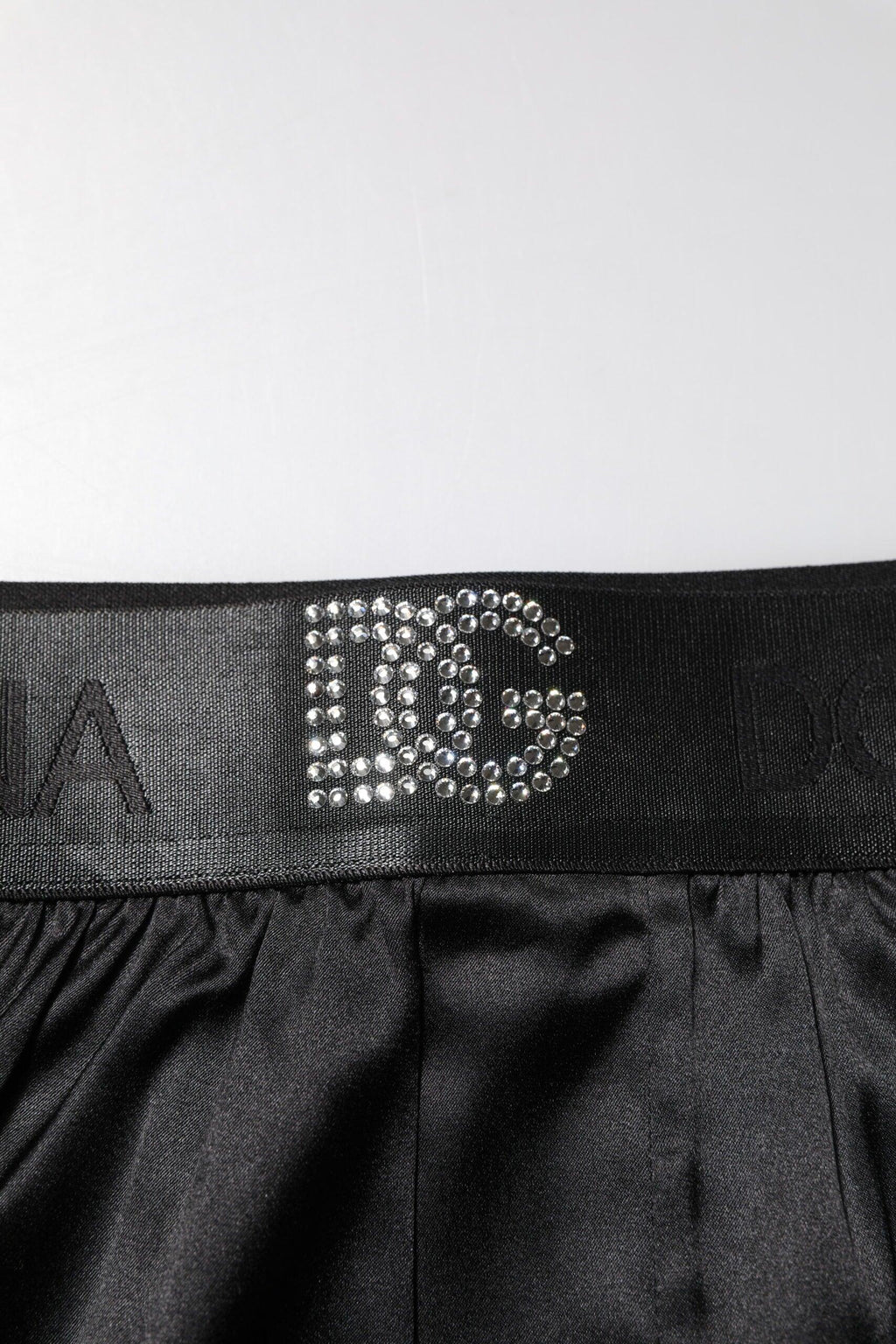 Dolce & Gabbana Black Logo Waist Regular Boxer Shorts Underwear - Zeiniez