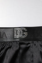 Dolce & Gabbana Black Logo Waist Regular Boxer Shorts Underwear - Zeiniez