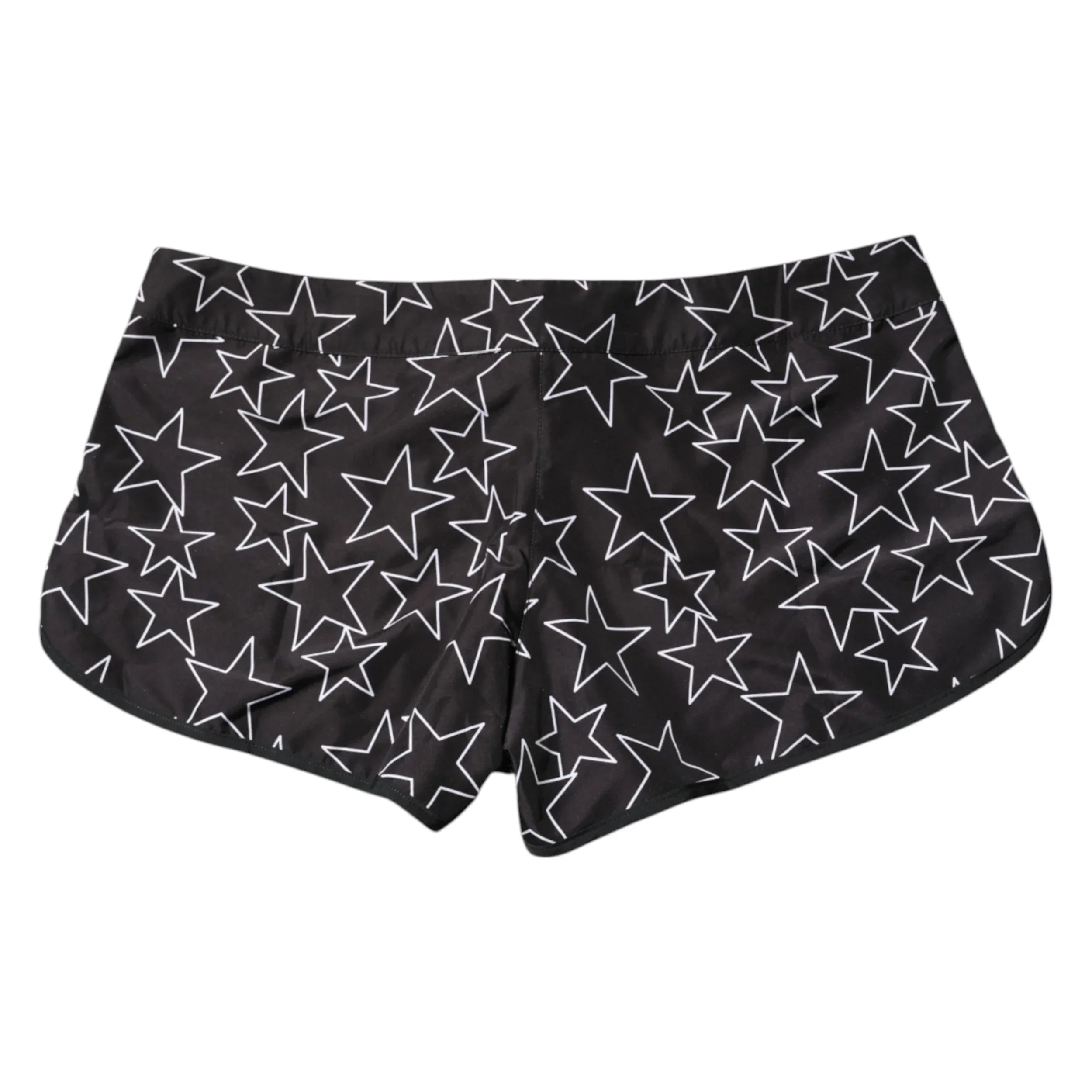 Dolce & Gabbana Black Star Print Beachwear Shorts Swimwear - Zeiniez