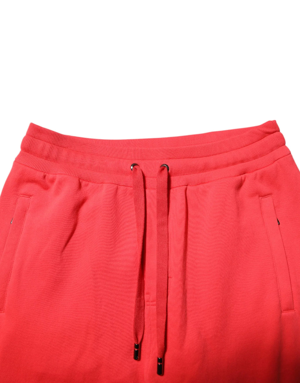 Dolce & Gabbana Red Cotton Men Jogger Sweatpants Pants - Zeiniez