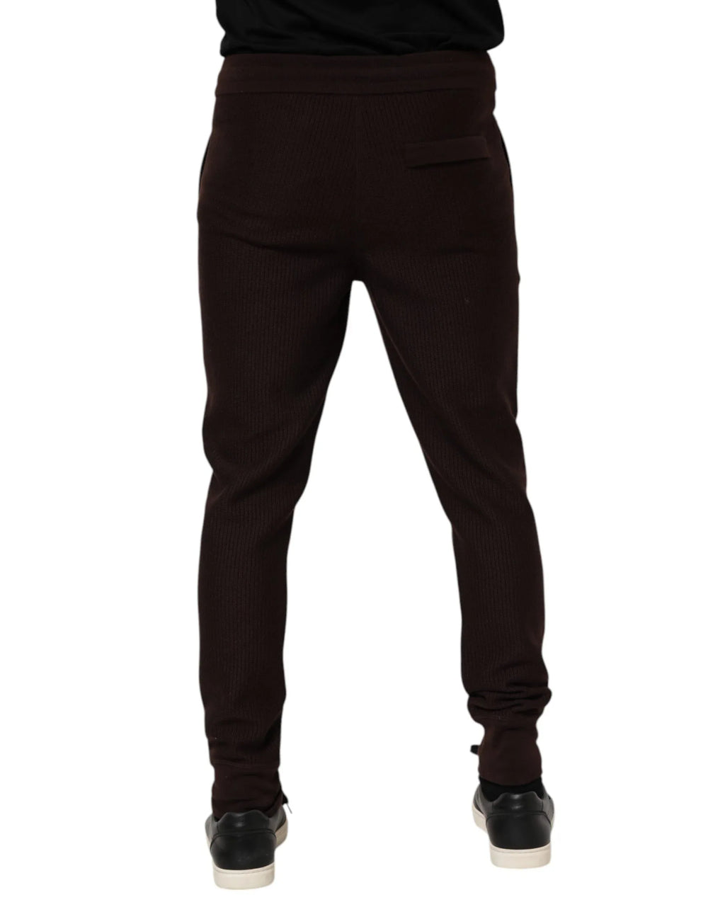 Dolce & Gabbana Brown Cashmere Men Jogger Sweatpants Pants - Zeiniez