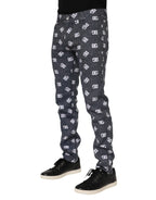 Dolce & Gabbana Dark Gray Logo Cotton Skinny Slim Denim Jeans - Zeiniez