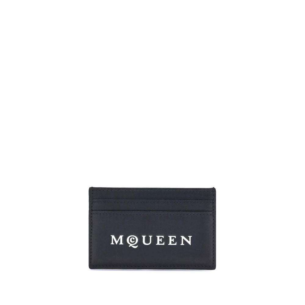 Alexander McQueen Black Calf Leather Bos Taurus Wallet - Zeiniez