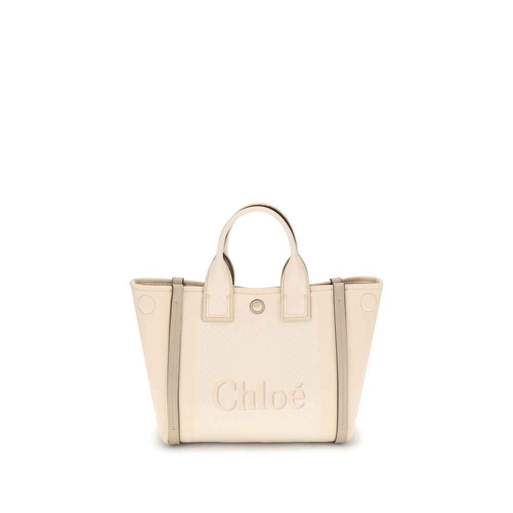 Chloé Beige Cotton Handbag - Zeiniez