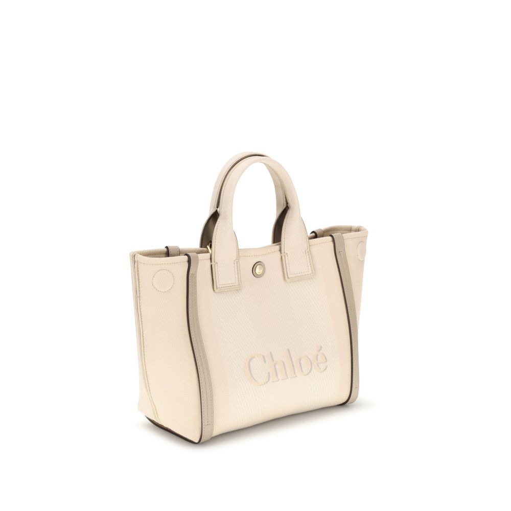Chloé Beige Cotton Handbag - Zeiniez
