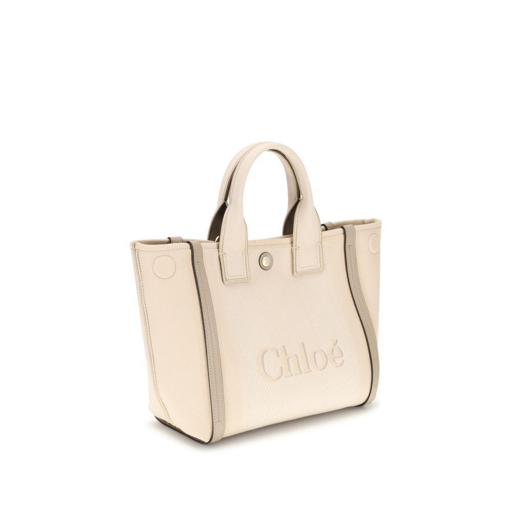 Chloé Beige Cotton Handbag - Zeiniez