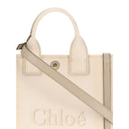 Chloé Beige Cotton Handbag - Zeiniez