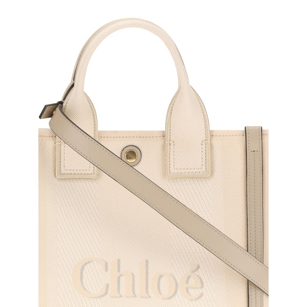 Chloé Beige Cotton Handbag - Zeiniez
