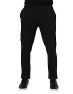 Dolce & Gabbana Dark Gray Viscose Dress Men Pants - Zeiniez
