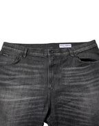 Dolce & Gabbana Gray Washed Cotton Loose Denim Jeans - Zeiniez