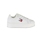 Tommy Hilfiger White Leather Women Sneaker - Zeiniez