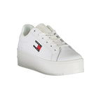 Tommy Hilfiger White Leather Women Sneaker - Zeiniez