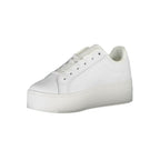 Tommy Hilfiger White Leather Women Sneaker - Zeiniez