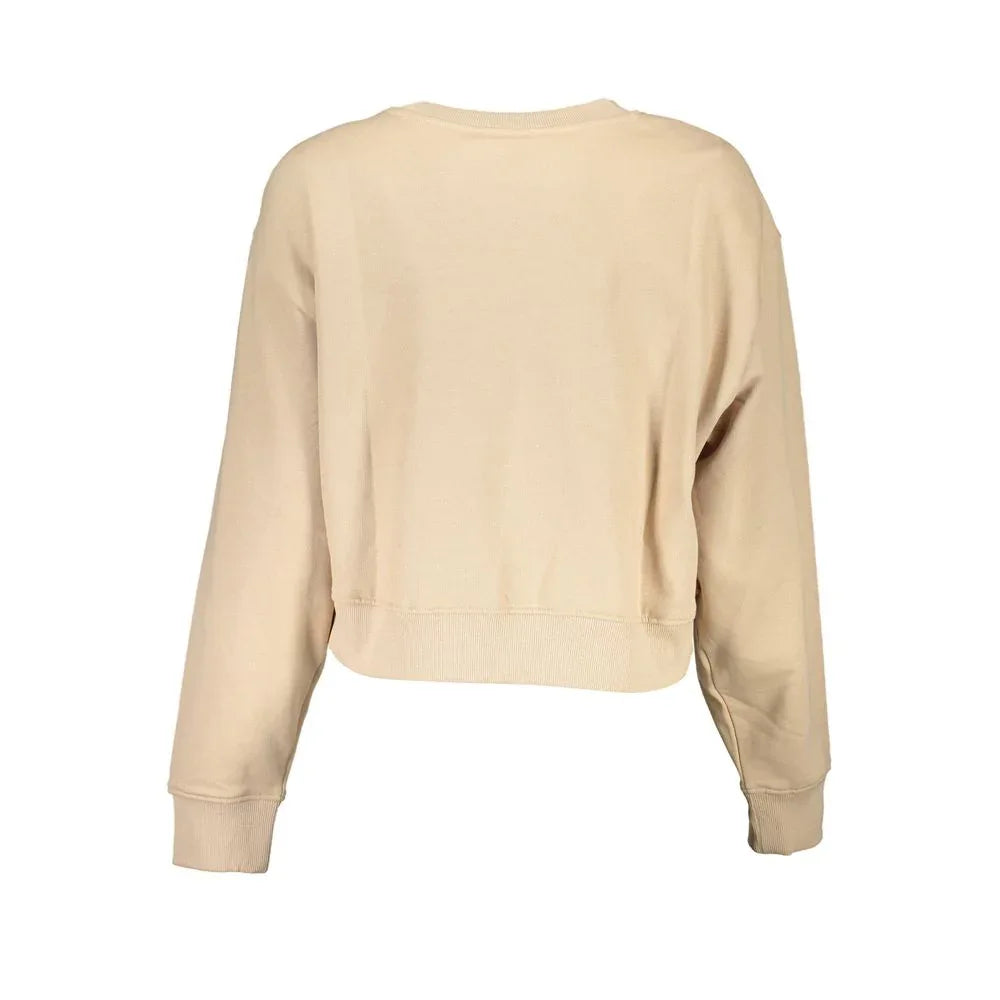Guess Jeans Beige Cotton Women Sweater - Zeiniez
