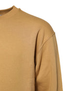 Dolce & Gabbana Mustard Cotton DG Embossed Pullover Sweater - Zeiniez