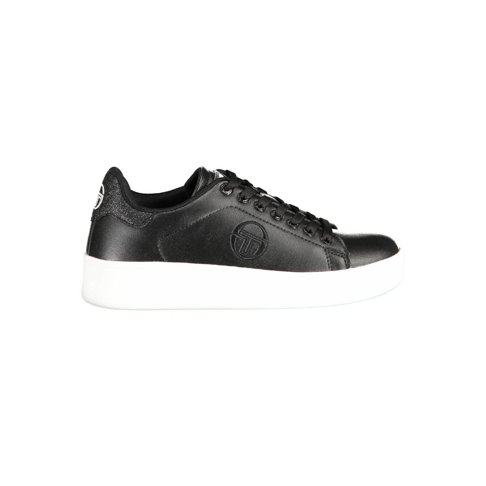 Sergio Tacchini Black Polyurethane Women Sneaker - Zeiniez