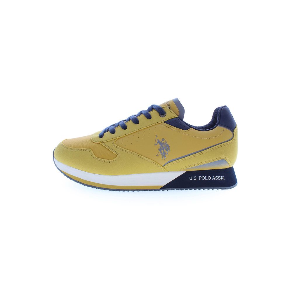 U.S. POLO ASSN. Yellow Polyester Men Sneaker