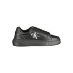 Calvin Klein Black Leather Women Sneaker
