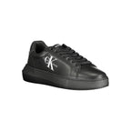 Calvin Klein Black Leather Women Sneaker