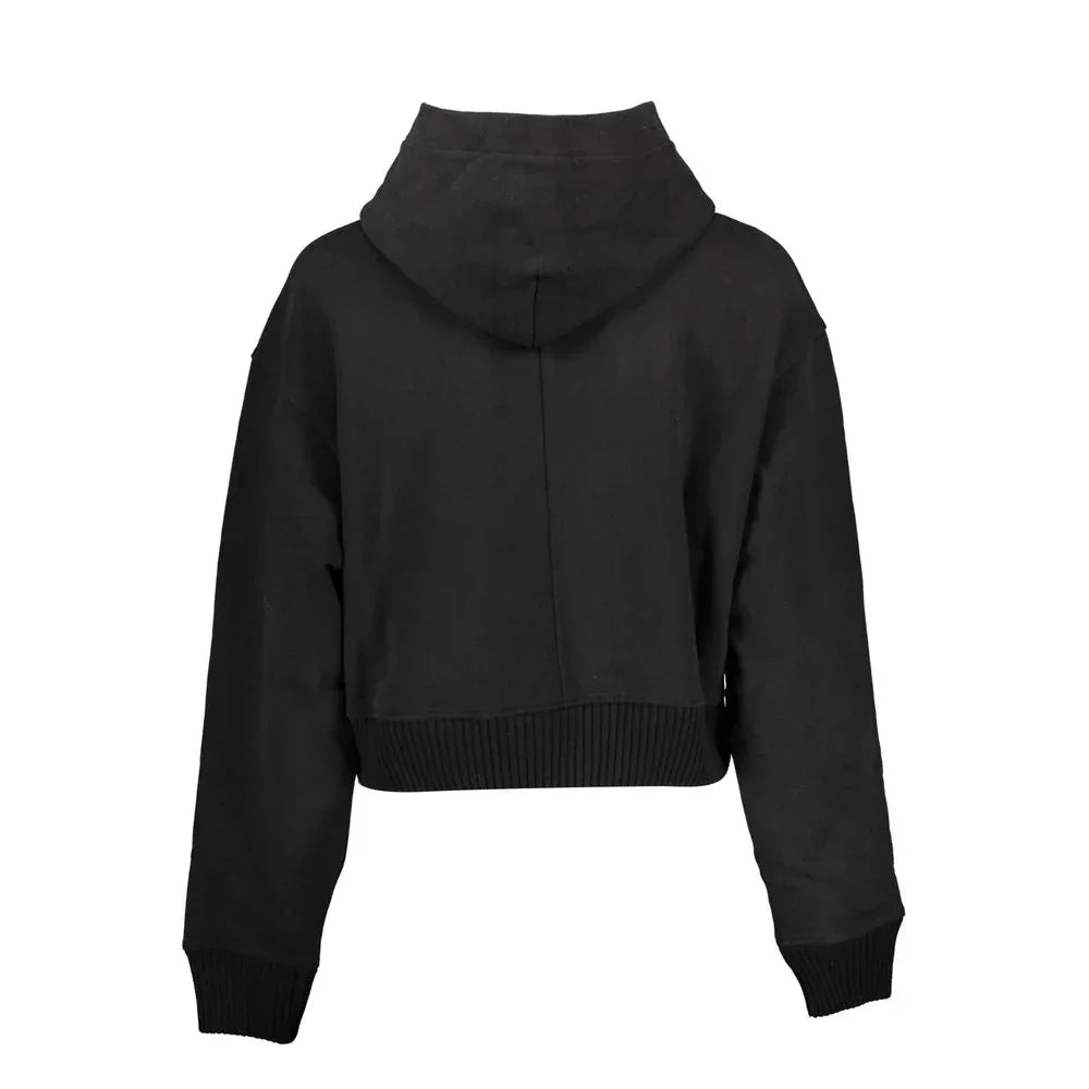 Calvin Klein Black Cotton Women's Sweatshirt - Zeiniez